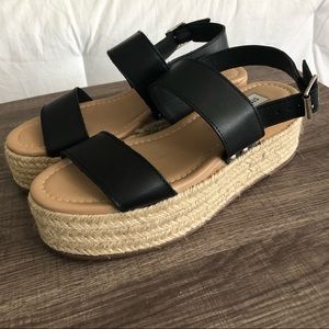 platform sandals espadrille